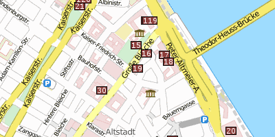 St. Peter  Stadtplan